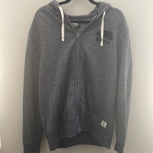 Mens Dark Blue Hoodie